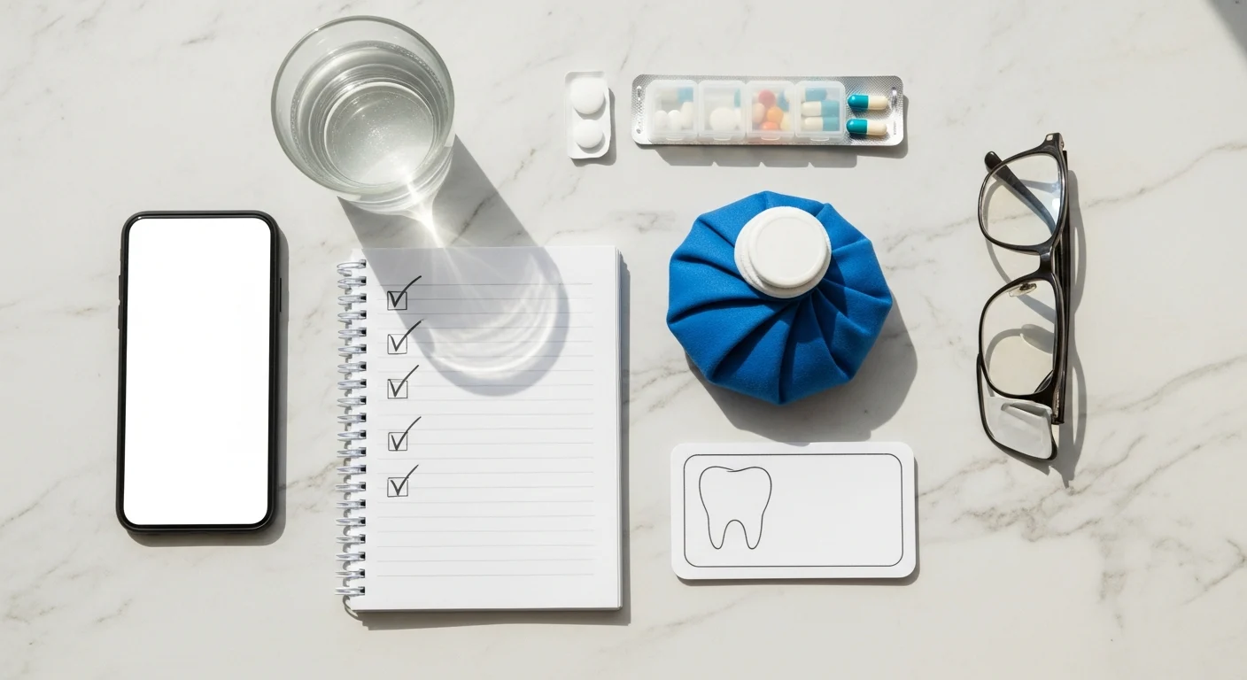 Dentist examining a patient's tooth in a dental clinic